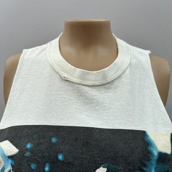 Ice Cube NWA 90's Compton Hip Hop‎ Boxy Crop Tank Top White Womens M - Picture 5 of 11